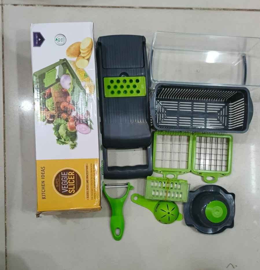 16-in-1 Vegetable Cutter & Veggie Slicer Set