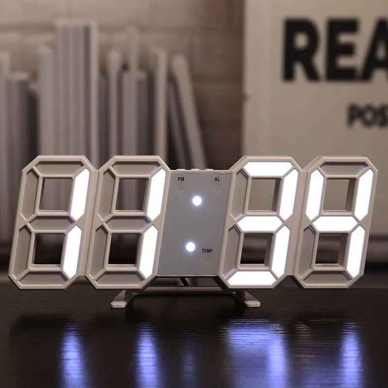 3D LED Digital Alarm Clock