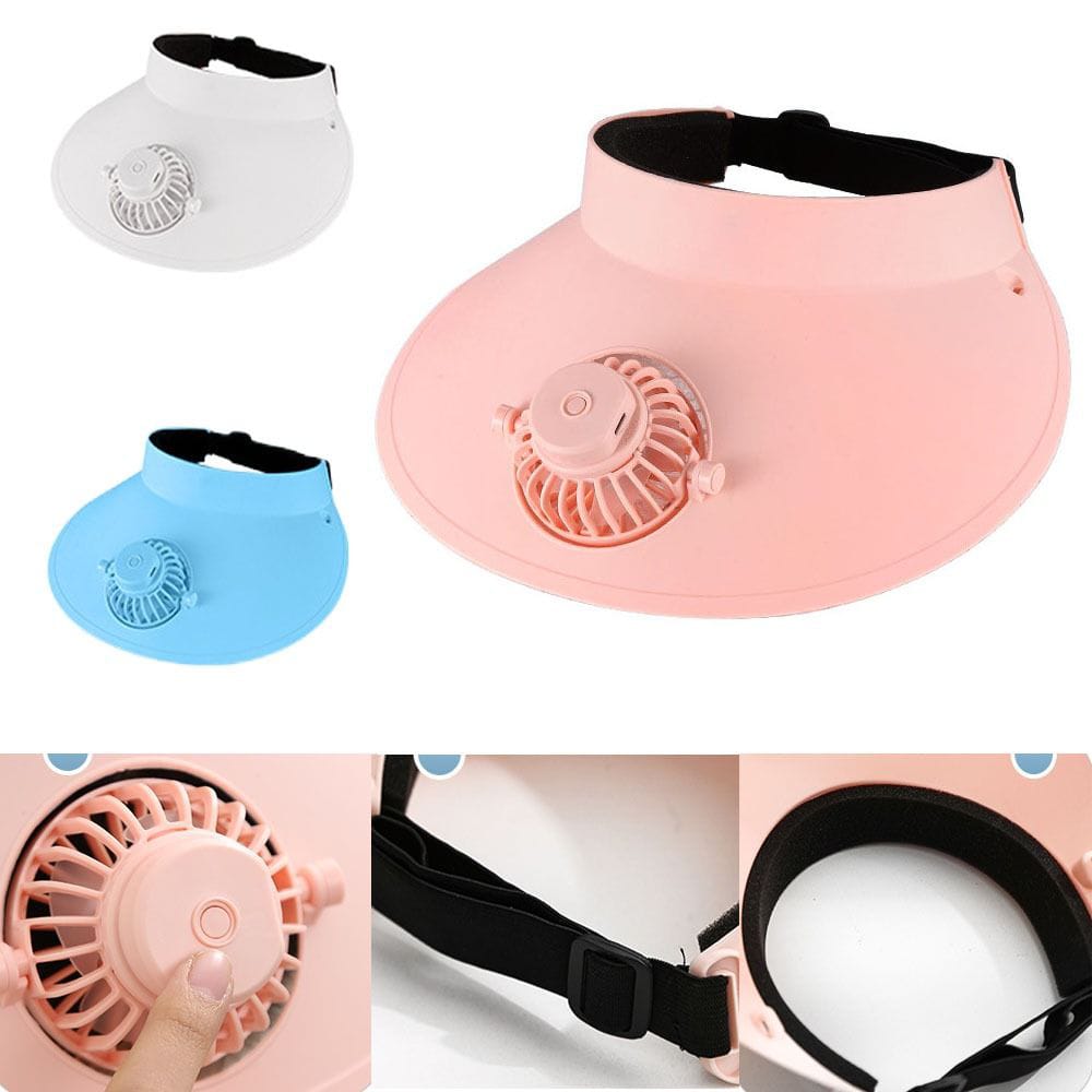 Rechargeable Cap Fan – Portable, Hands-Free Cooling Anytime!