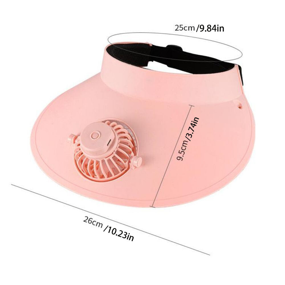 Rechargeable Cap Fan – Portable, Hands-Free Cooling Anytime!