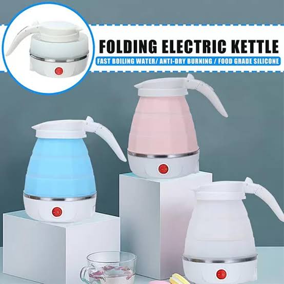 Folding Kettle – Portable Collapsible Travel Electric Kettle
