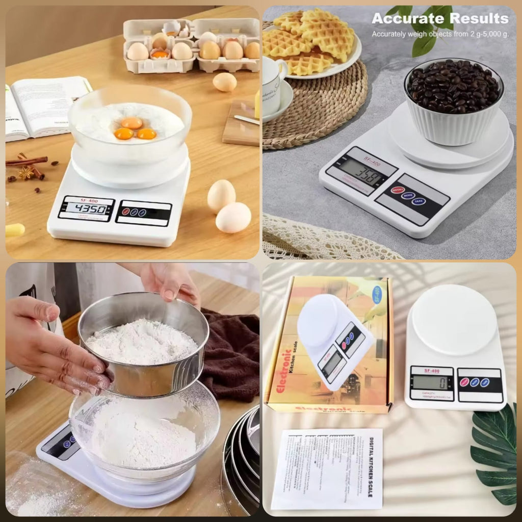 Kitchen Digital Weight Scale 10kg Cell Operated