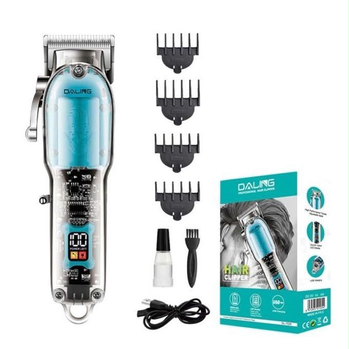 Daling Transparent Visible Body Hair Trimmer – Cordless Shaver & Barber Cutting Machine