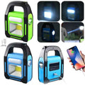 Solar LED Camping & Emergency Light – USB Rechargeable, Waterproof & Portable
