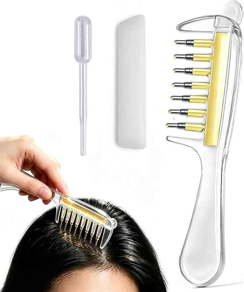 Viral Hair Oil Comb Scalp Applicator – Oil Dispenser Comb for Root Nourishment