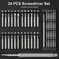 24-in-1 Portable Screwdriver Set with Storage Box