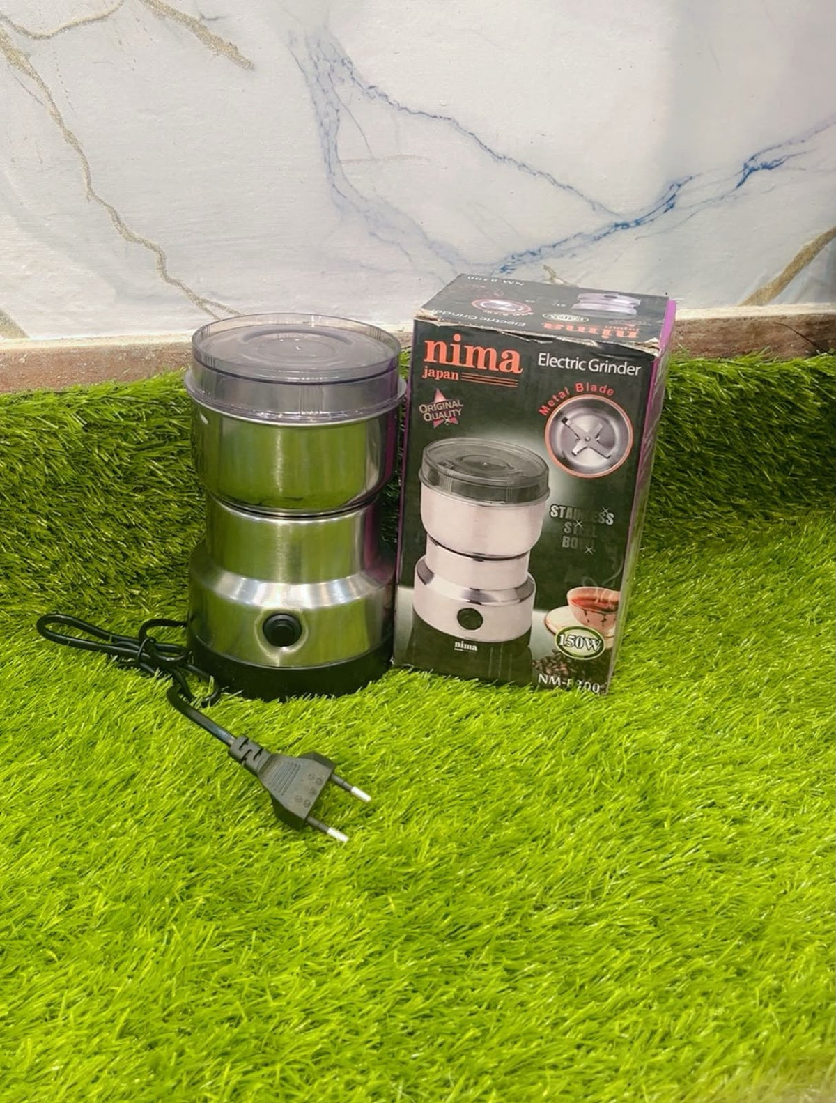 Nima Electric Grinder – Stainless Steel Coffee, Bean, Nuts & Spices Grinder