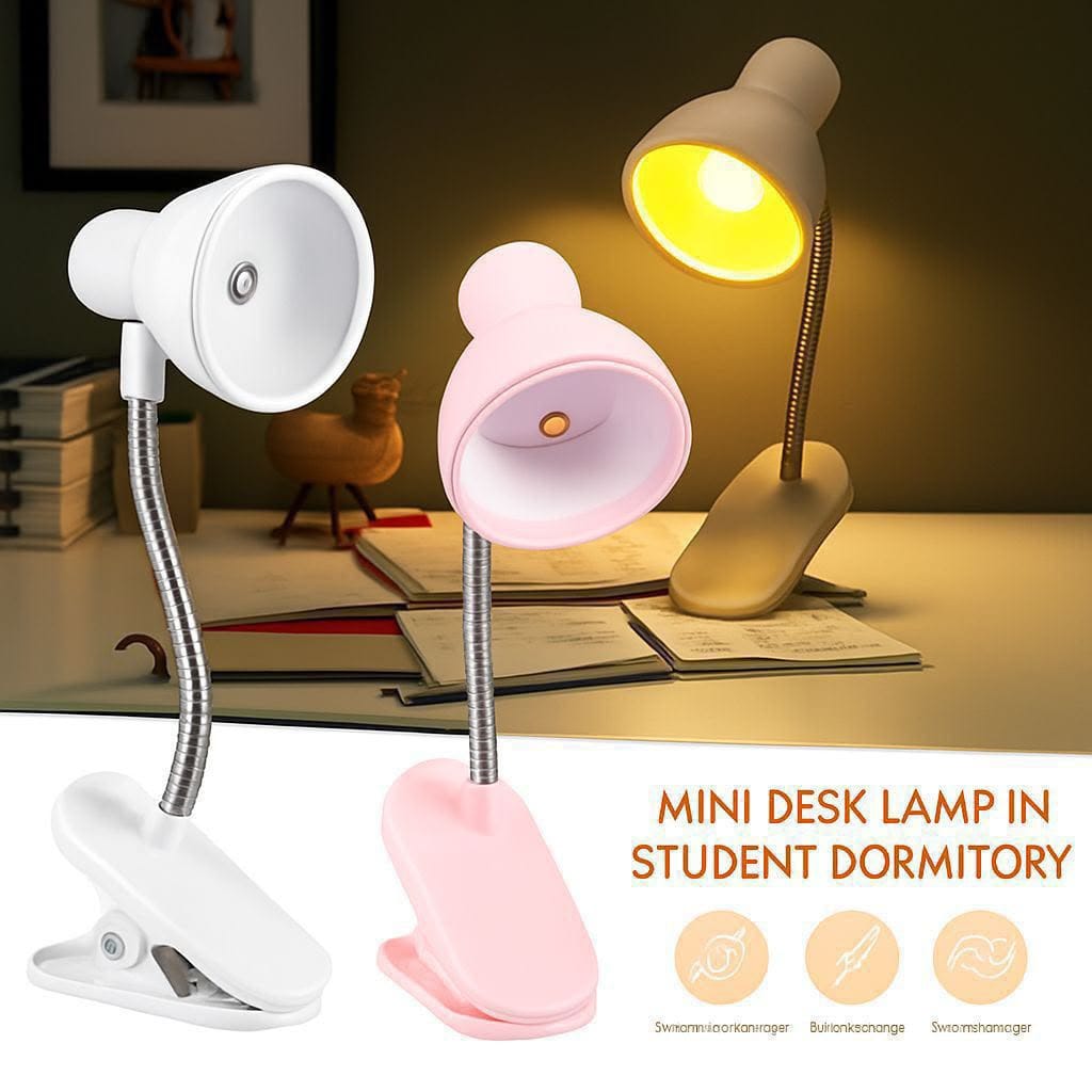 Mini Book Clip Lamp for Reading