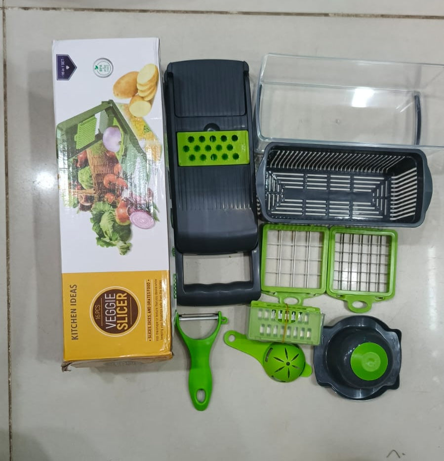 16-in-1 Vegetable Cutter & Veggie Slicer Set