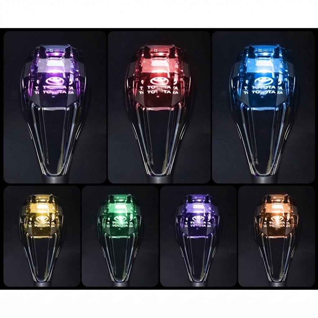 Crystal Toyota Gear Shift Knob – RGB LED Touch Light (Manual Gear)