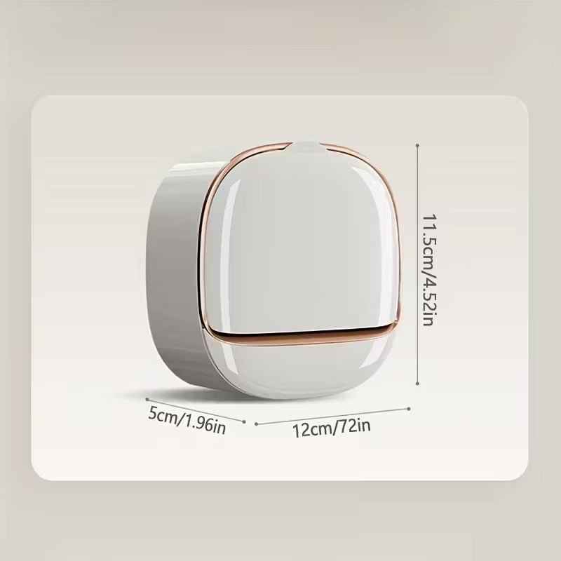 Luxury Wall Mounted Plastic Self-Draining Soap Box