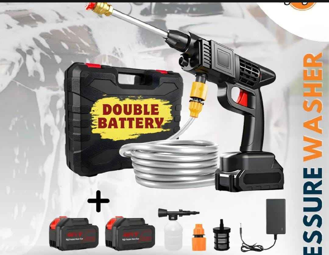 Portable High Pressure 48V Cordless Car Wash Water Jet Foam Gun