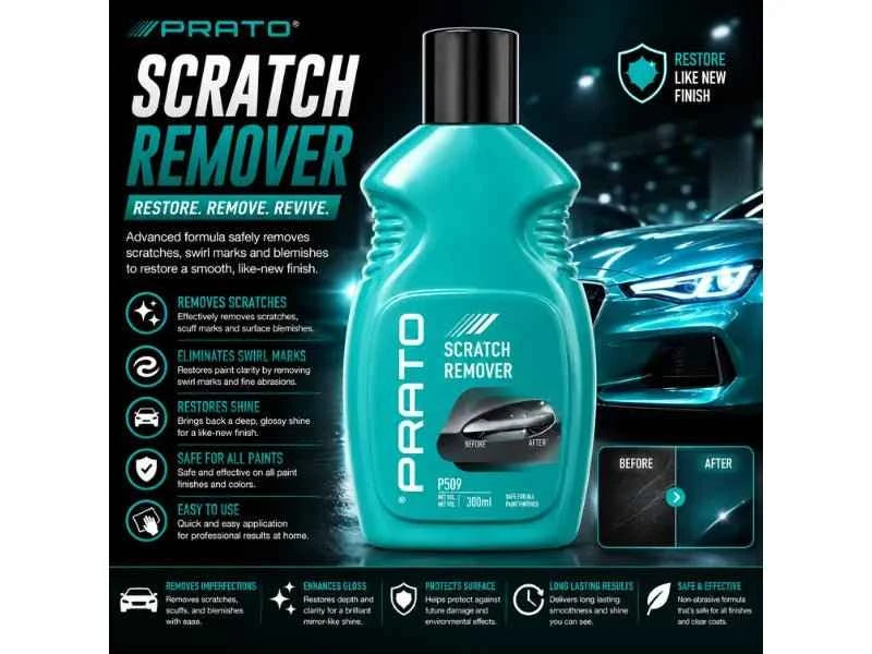 Prato Scratch Remover 300ml – Swirl Remover & Car Care Paint Restorer