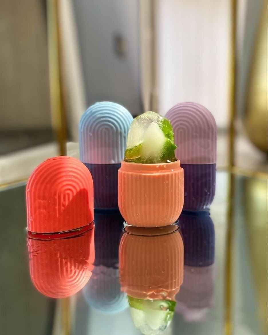Silicone Ice Roller – Face & Body Cooling Massage Roller