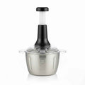 Stainless Steel 2 Liter Push Chopper – Manual Vegetable & Herb Chopper